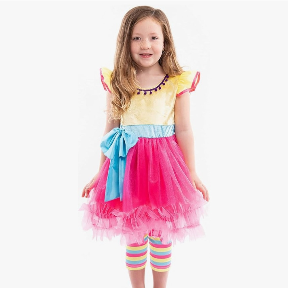 Little Adventures Deluxe Little Miss Fancy with Leggings Dress Up Costume